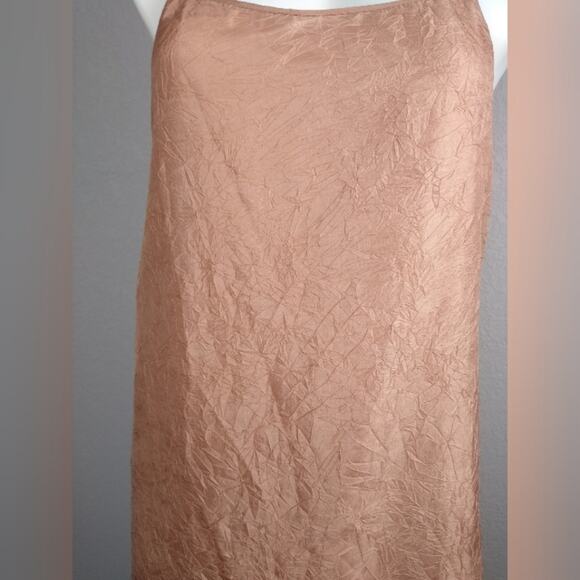 EILEEN FISHER Lightweight Crushed Silk Slip Dress Size XS - Picture 10 of 11